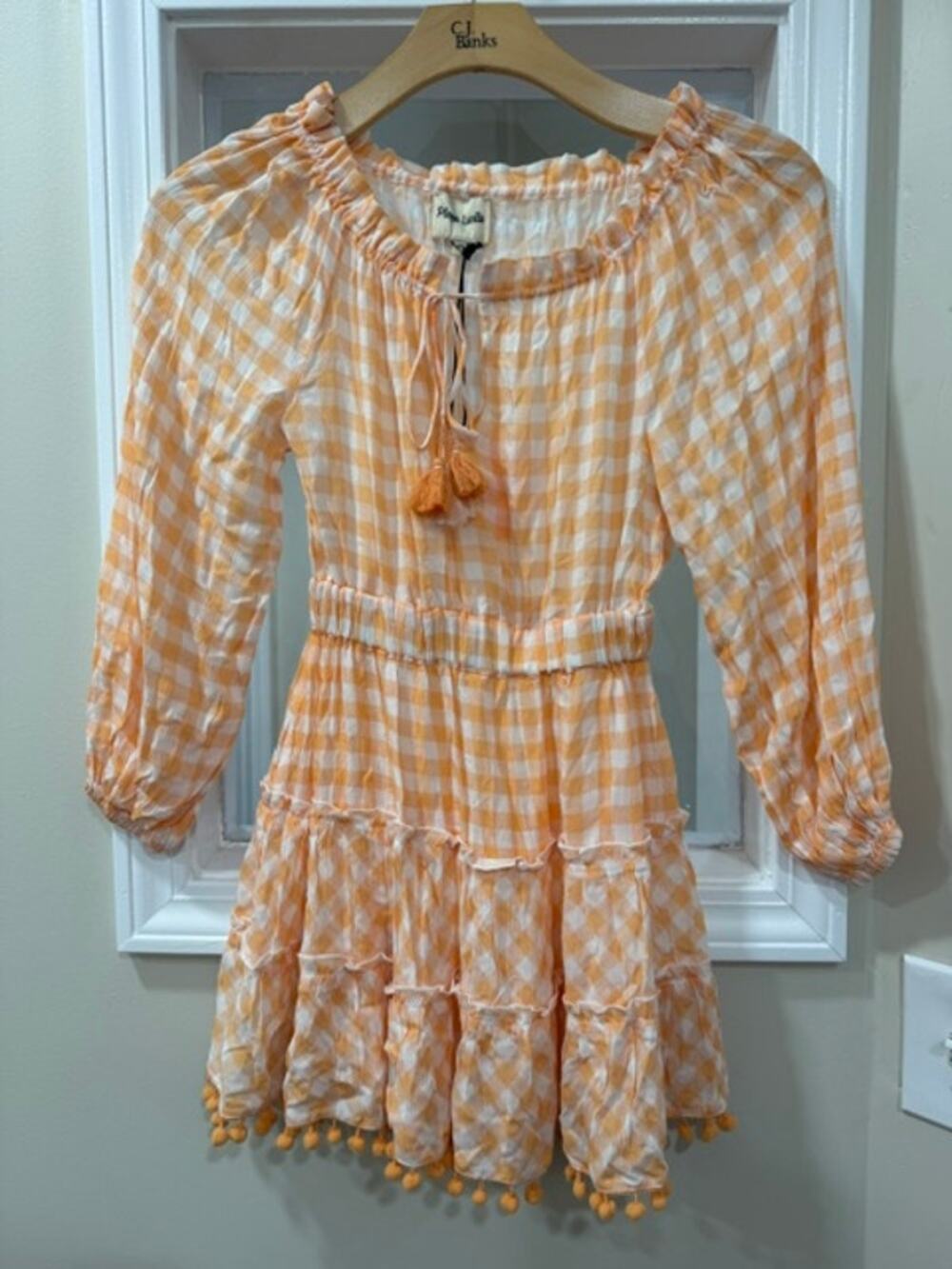 Tuckernuck Playa Lucila Plaid Mini Dress
